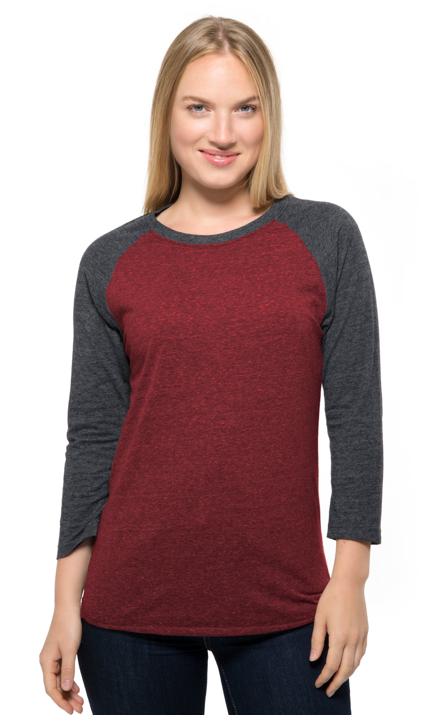 302G • Unisex Triblend 3/4 Sleeve Raglan