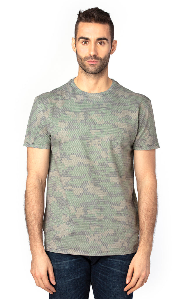Army Camouflage Hexagon Pattern Men's Lightweight Jackets