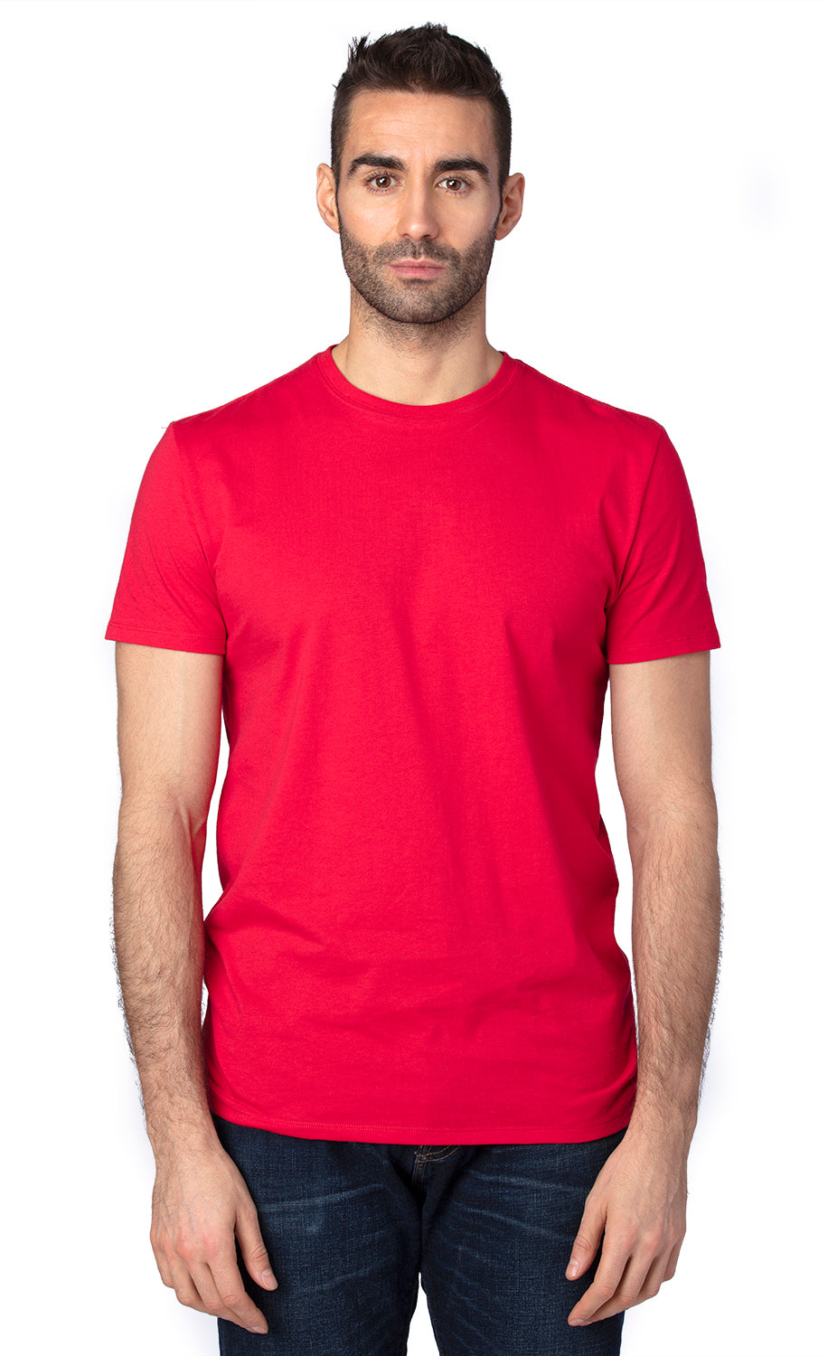 100A • Unisex Ultimate CVC Short-Sleeve Tee – Threadfast Apparel