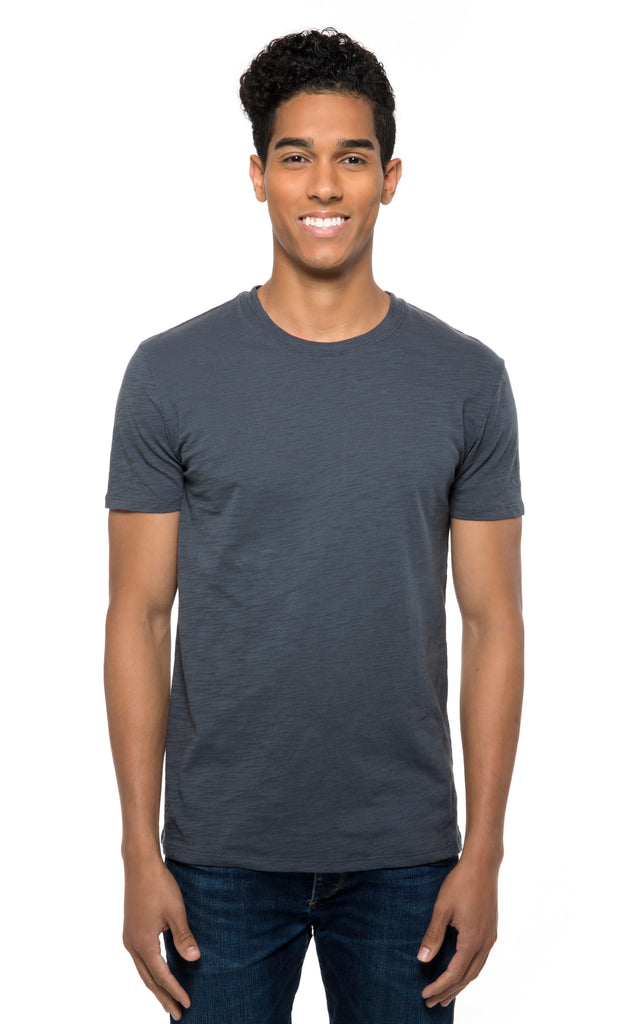 Slub Jersey V-Neck Short-Sleeve T-Shirt