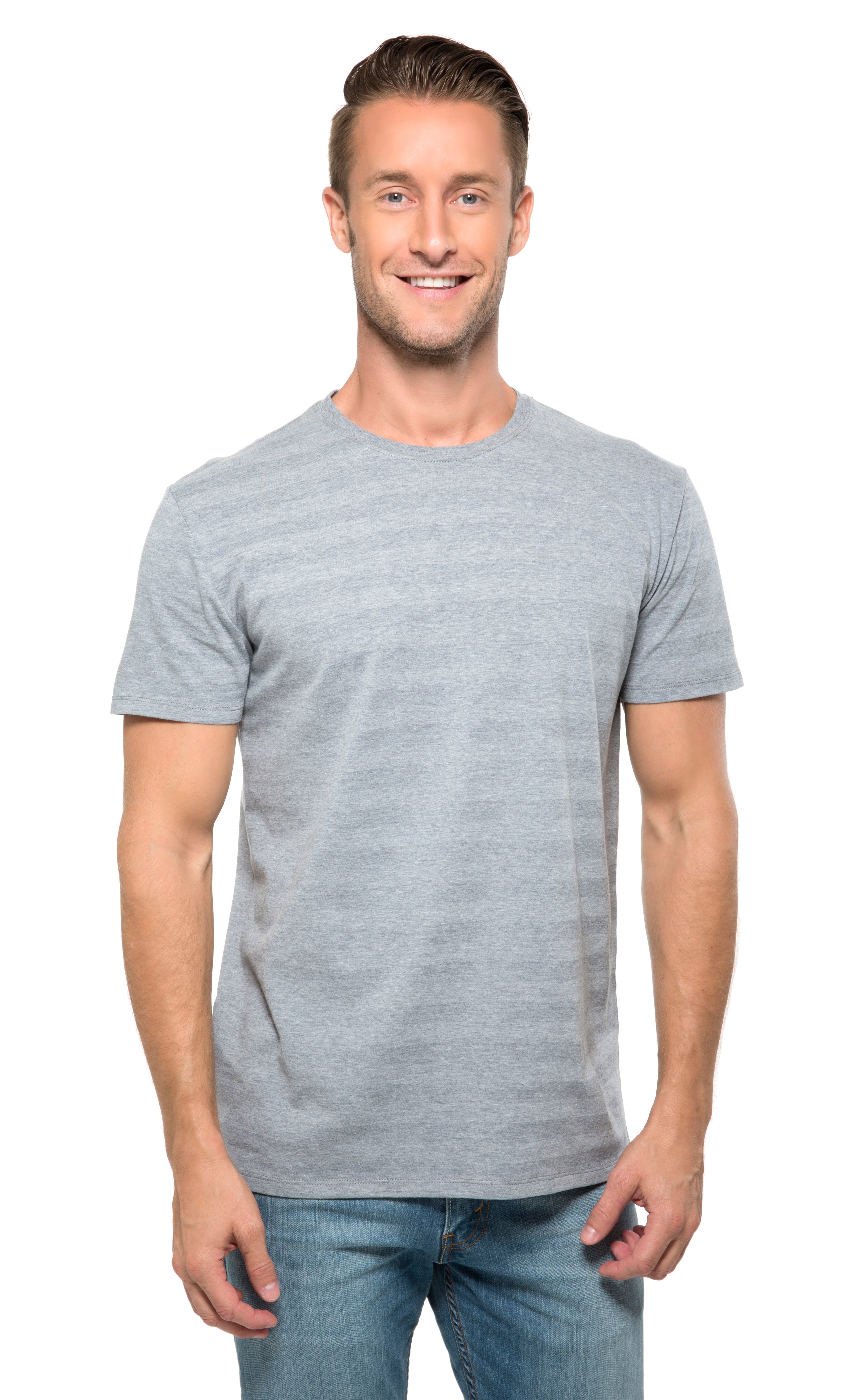 【SATIIIZ】Conflict Pigment Short-Sleeved T-shirt 152A • Mens Invisible Stripe Short-Sleeve Tee – Threadfast