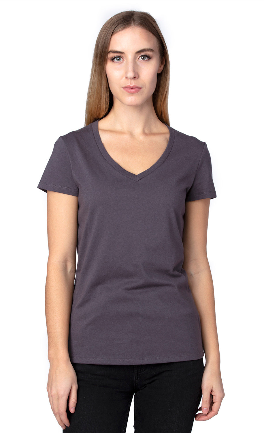 200RV • Womens Ultimate CVC Short-Sleeve Tee