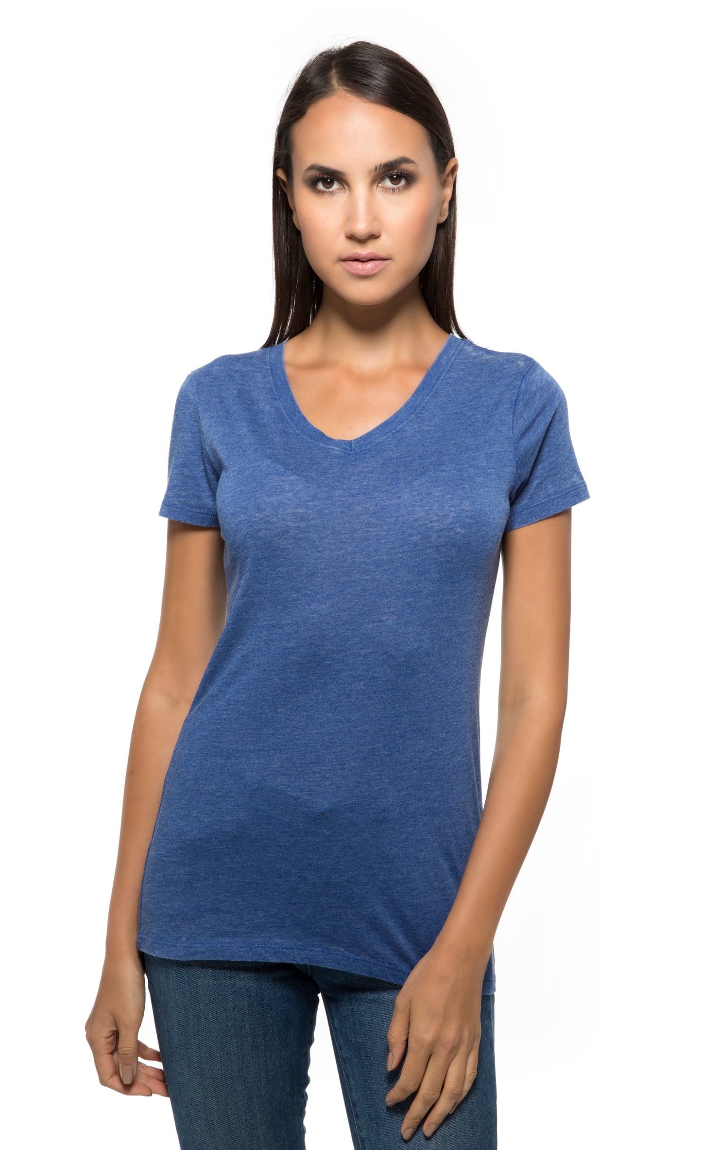 208B • Womens Vintage Dye Short-Sleeve V-Neck Tee