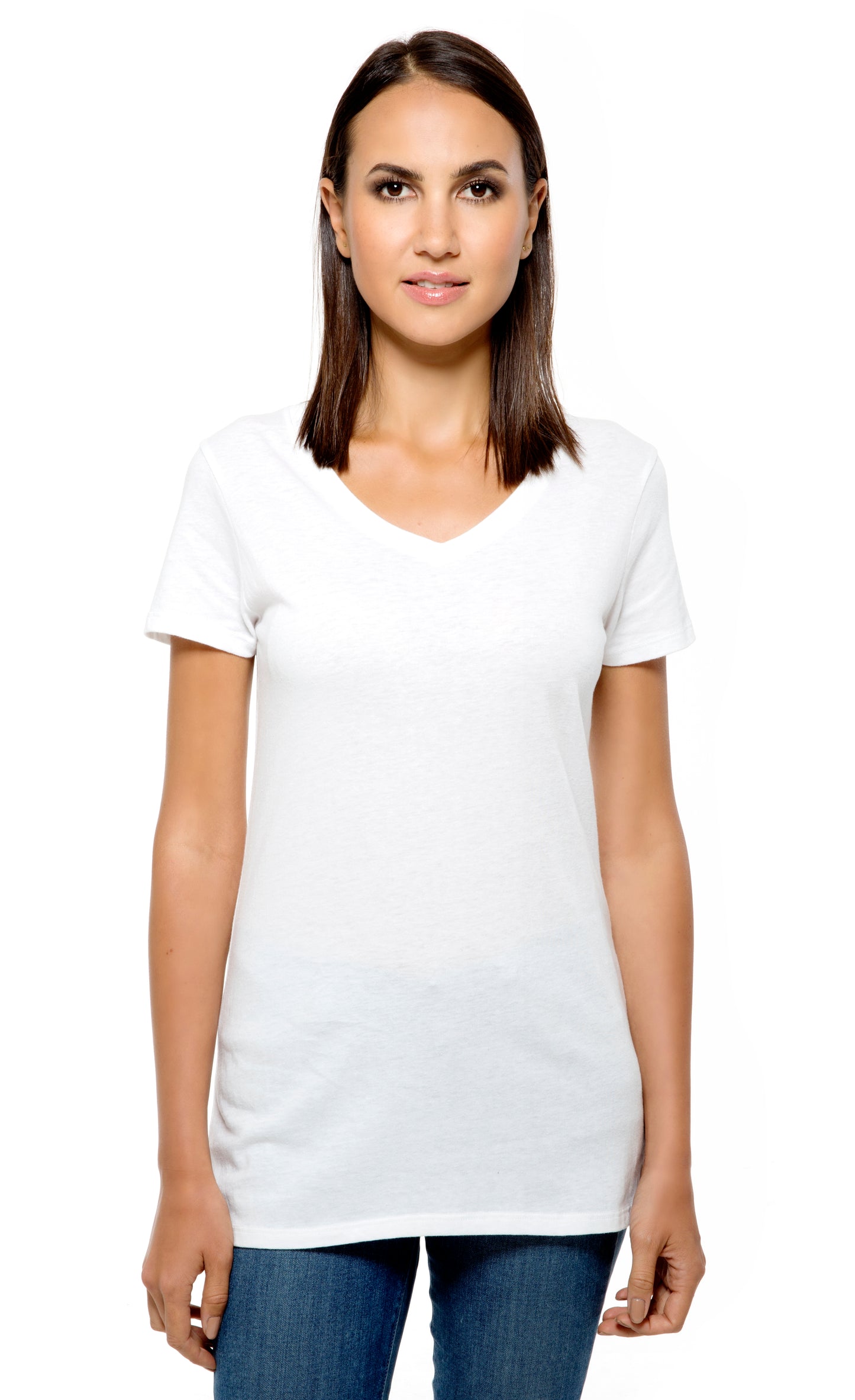 230B • Womens Pigment Dye Short-Sleeve V-Neck Tee