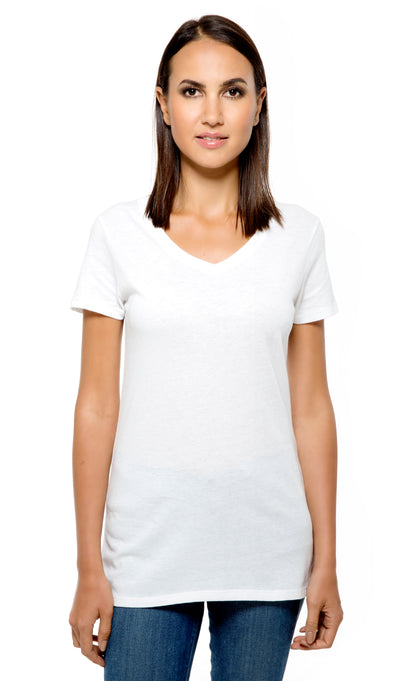 230B • Womens Pigment Dye Short-Sleeve V-Neck Tee