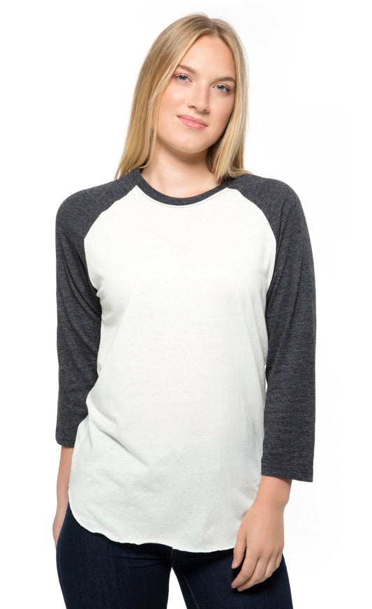 302G • Unisex Triblend 3/4 Sleeve Raglan