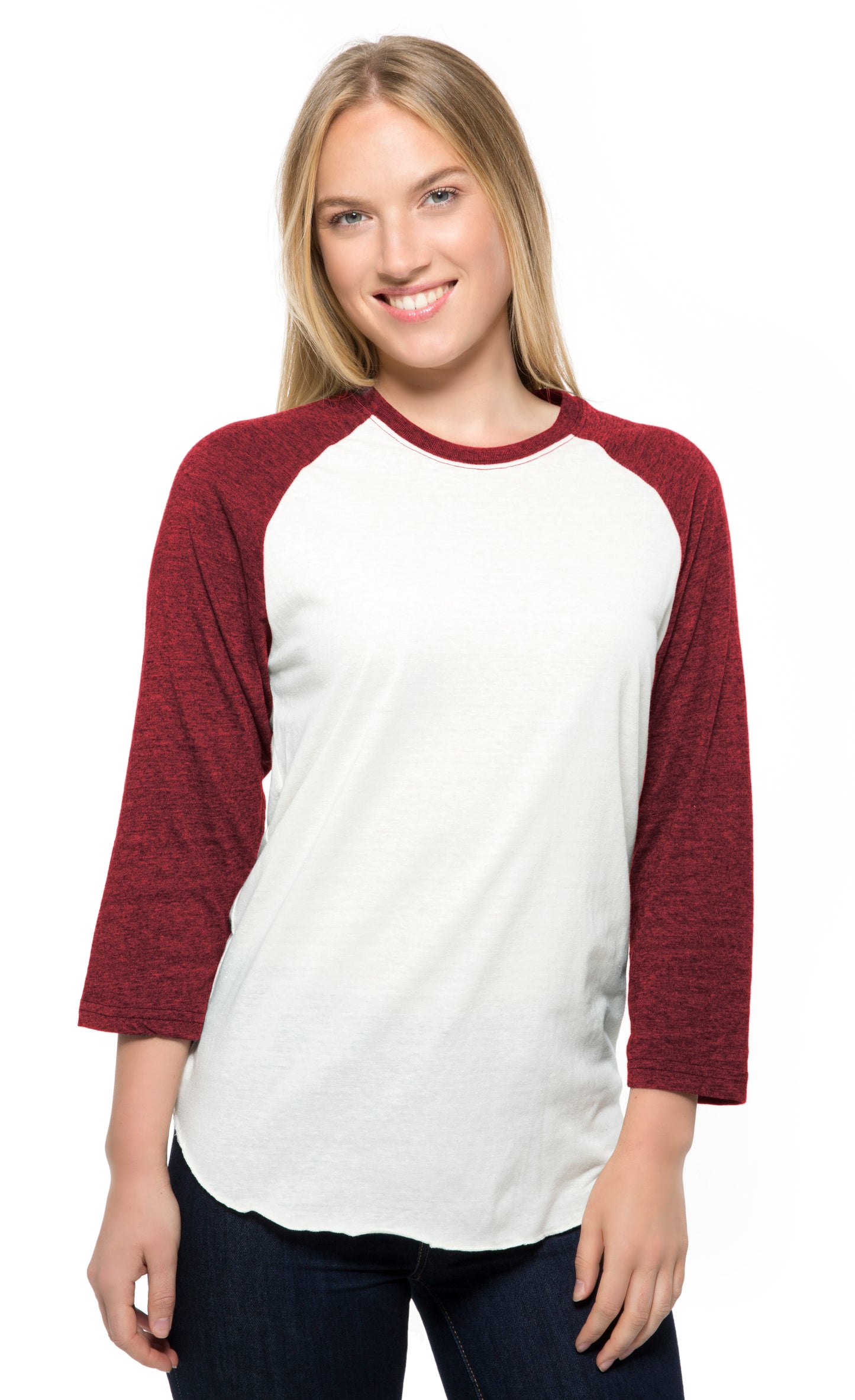 302G • Unisex Triblend 3/4 Sleeve Raglan