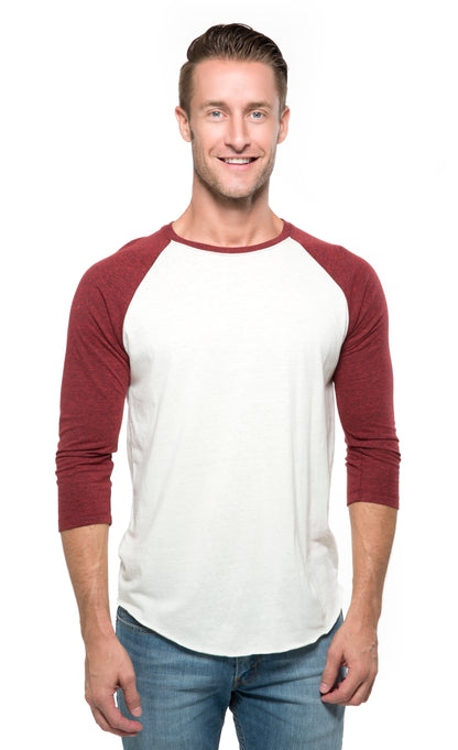 302G • Unisex Triblend 3/4 Sleeve Raglan