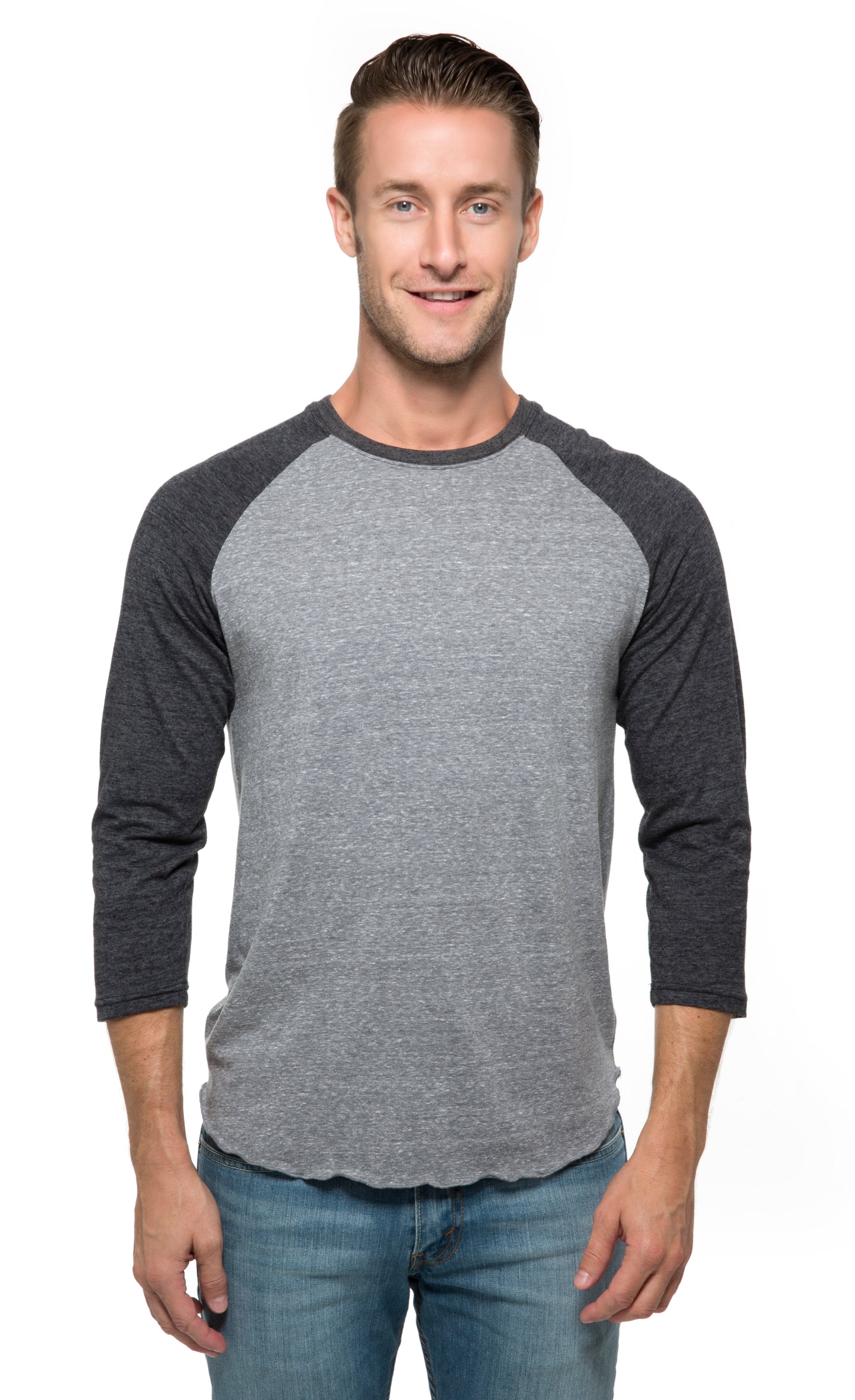 302G • Unisex Triblend 3/4 Sleeve Raglan