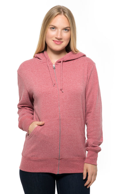 321Z • Unisex Triblend French Terry Full-Zip