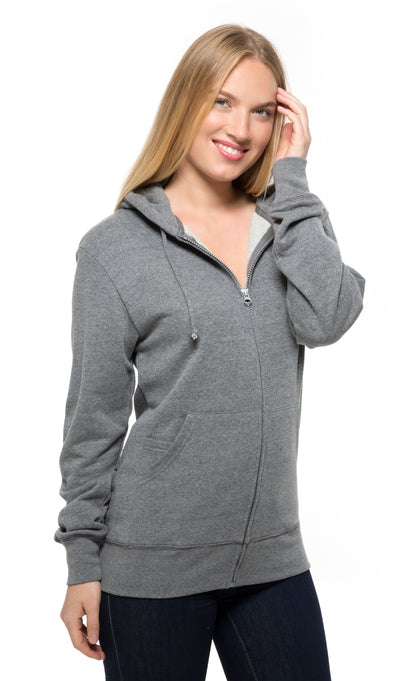 321Z • Unisex Triblend French Terry Full-Zip