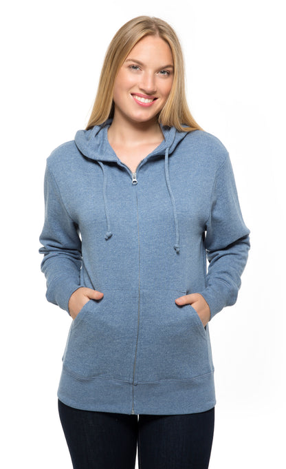 321Z • Unisex Triblend French Terry Full-Zip