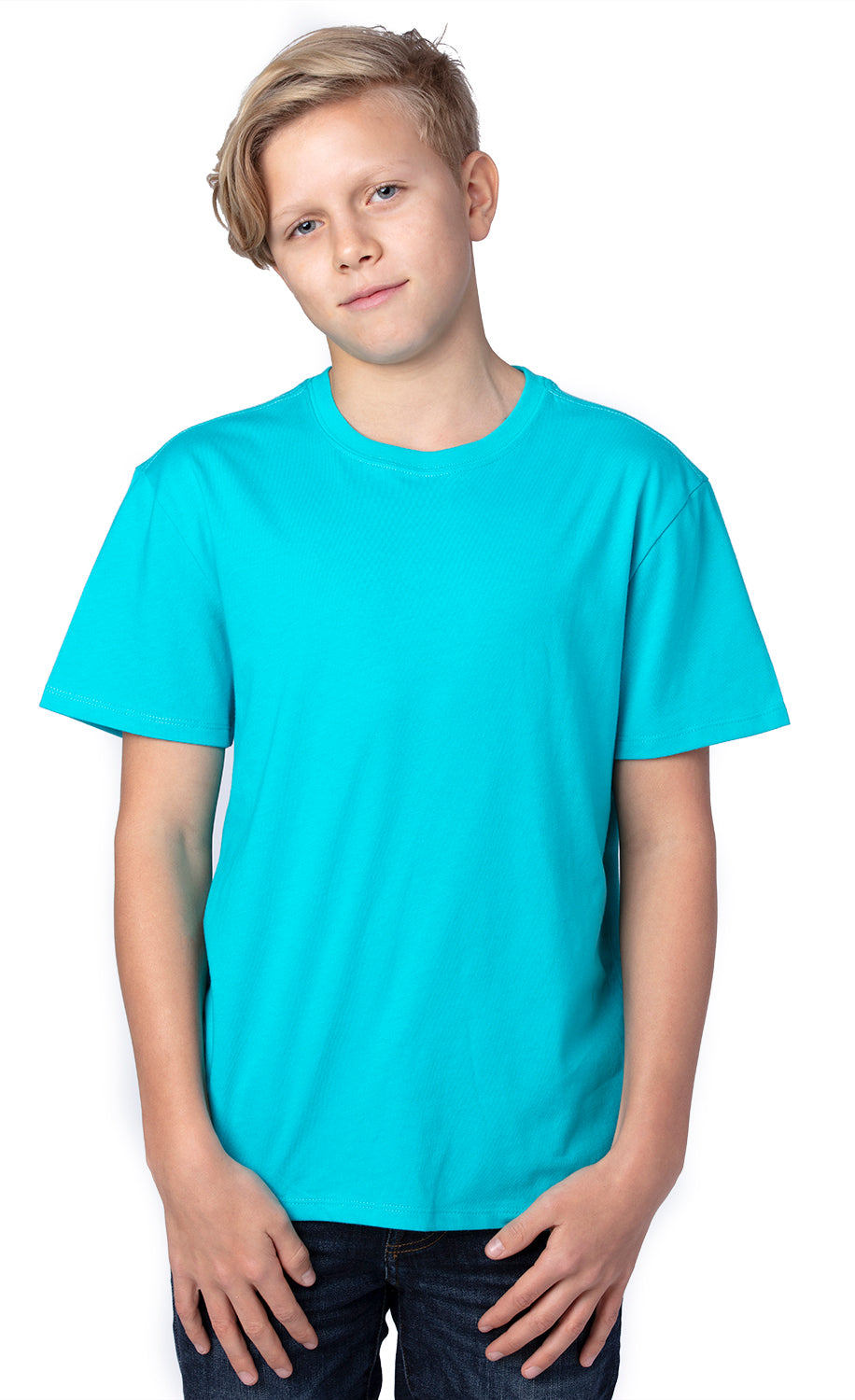 600A • Youth Ultimate CVC Short-Sleeve Tee