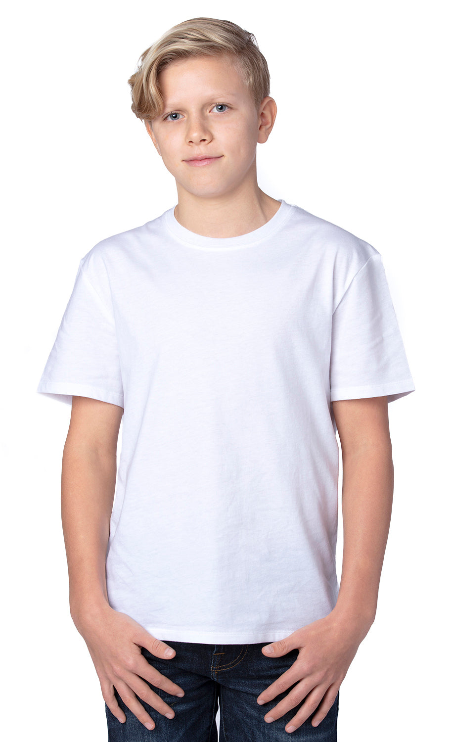 600A • Youth Ultimate CVC Short-Sleeve Tee