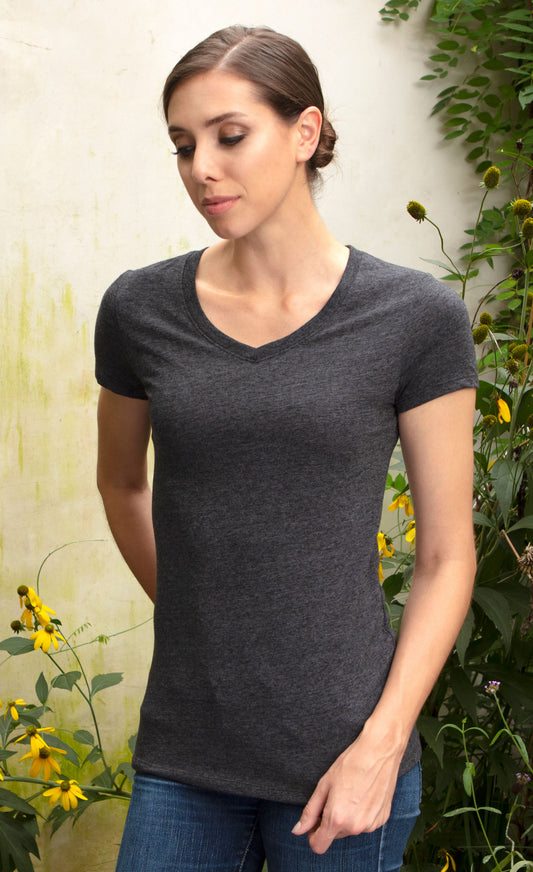 202B • Womens Triblend Short-Sleeve V-Neck Tee